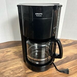 Krups ProAroma 12 Cup Coffee Maker Black